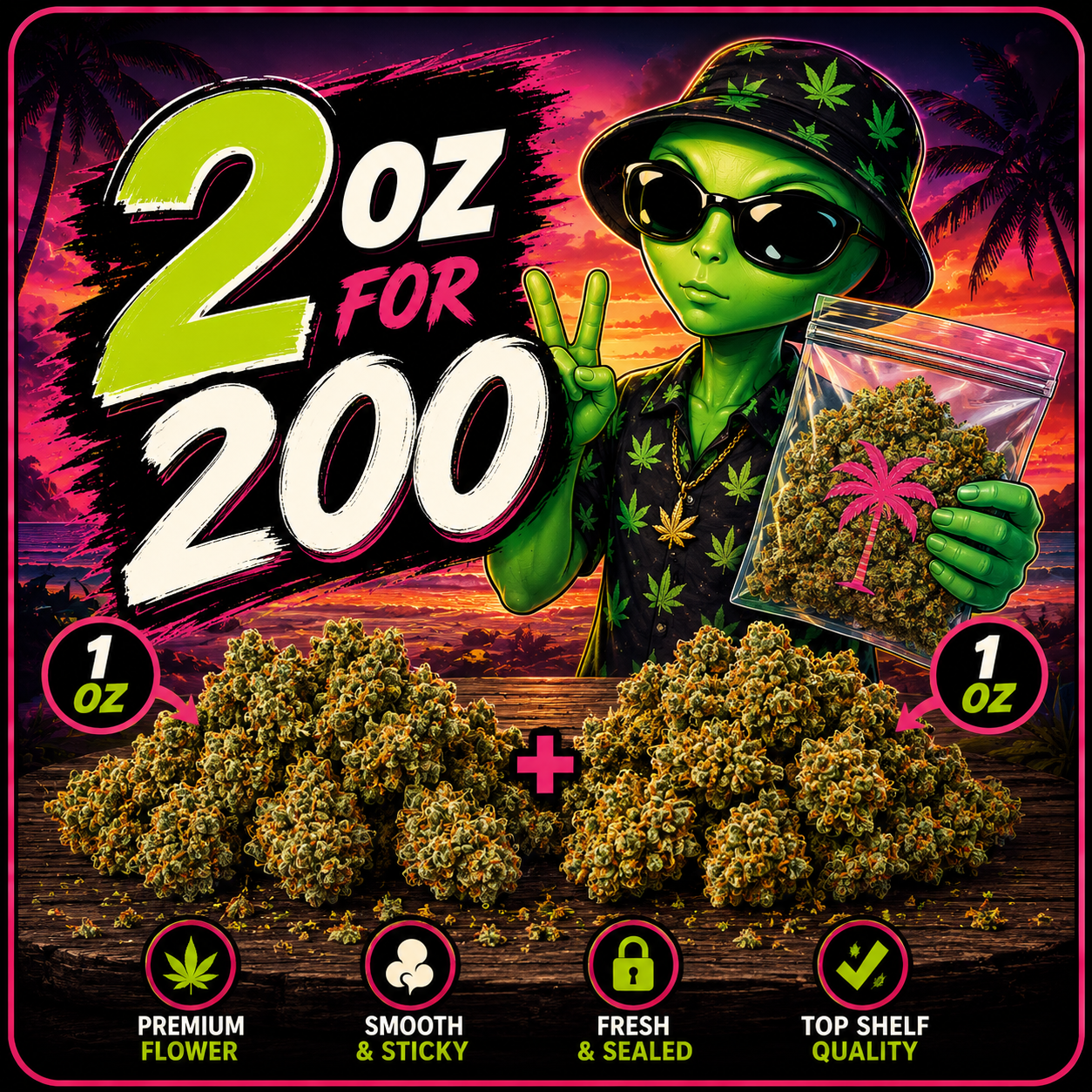 2 OZ FOR 200